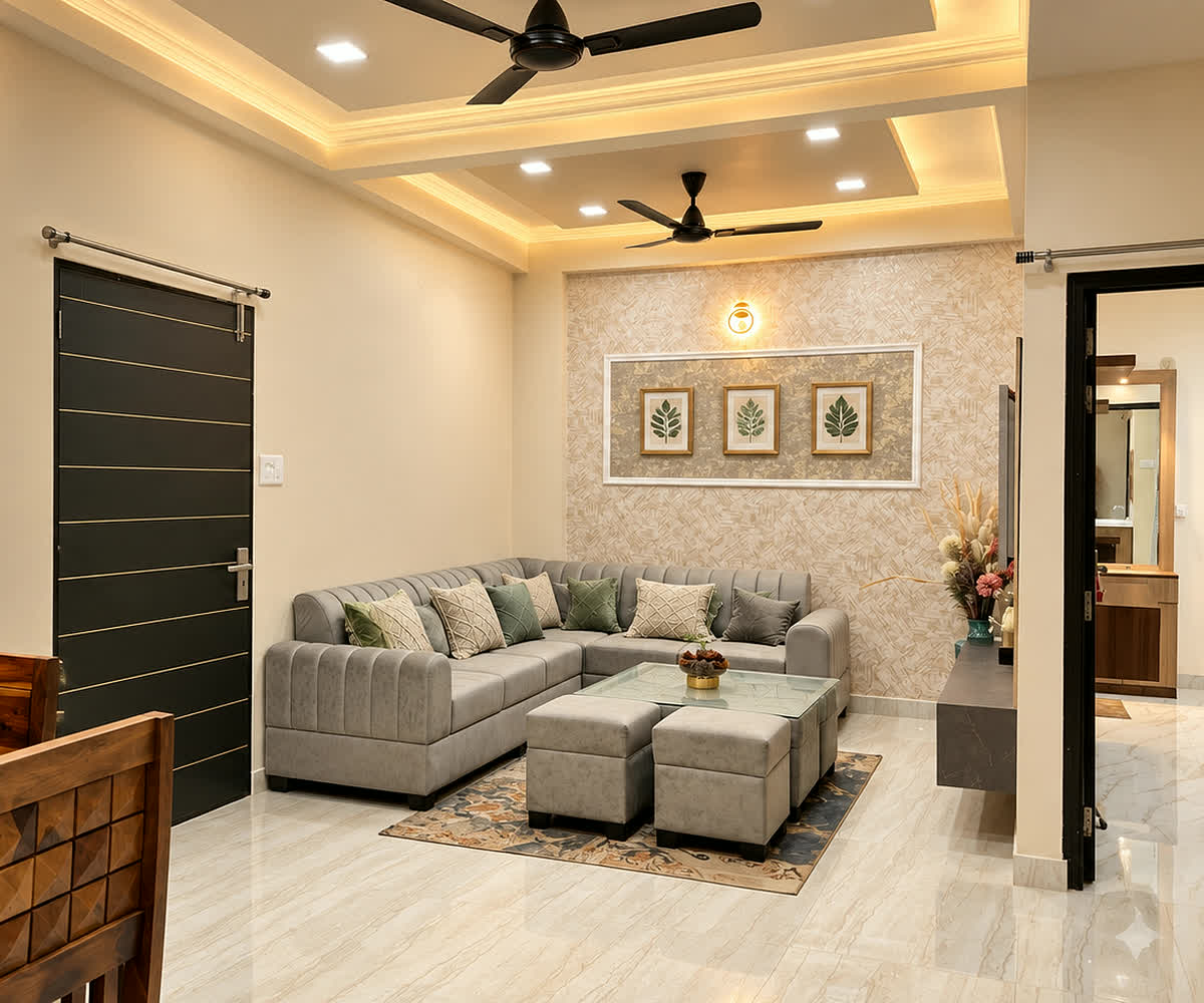 Thoughtfully designed living and dining area at Baghban Greens