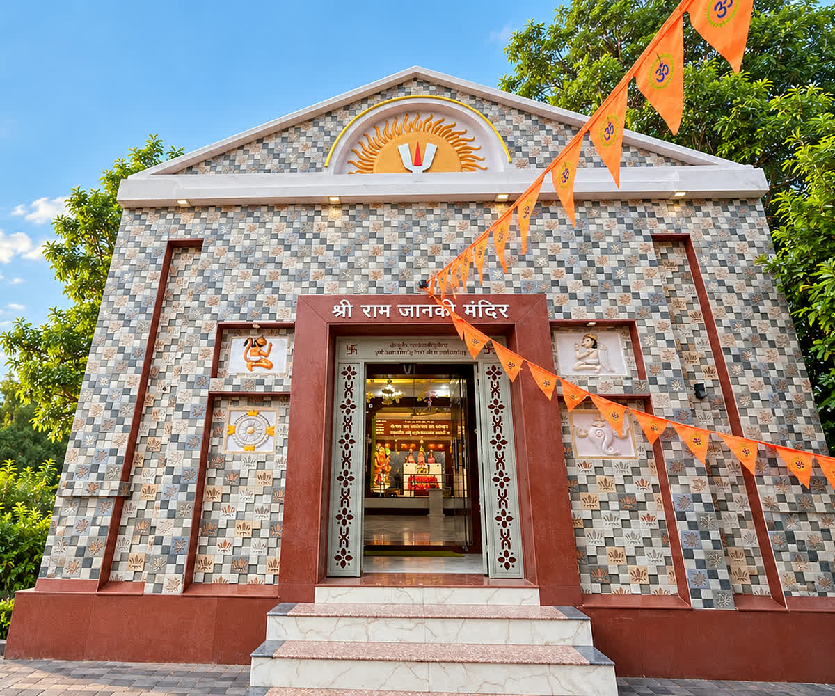 Community temple at Baghban Greens